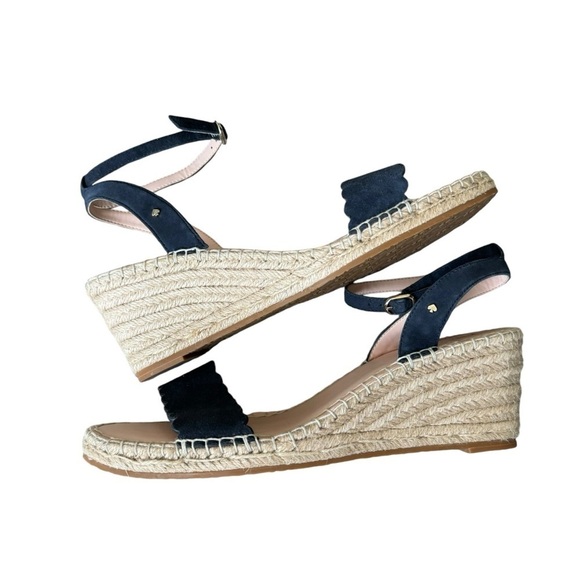 Kate Spade - NWOB Theodora Espadrille Wedge Strappy Sandals Sz 10 - Picture 7 of 10